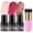 #2#4#6+Pink Brush, variant on 4Pcs Blush Highlighter Contour Stick Makeup Kit with Brush Waterproof Long-Lasting for Women Face(#2,#4,#6)