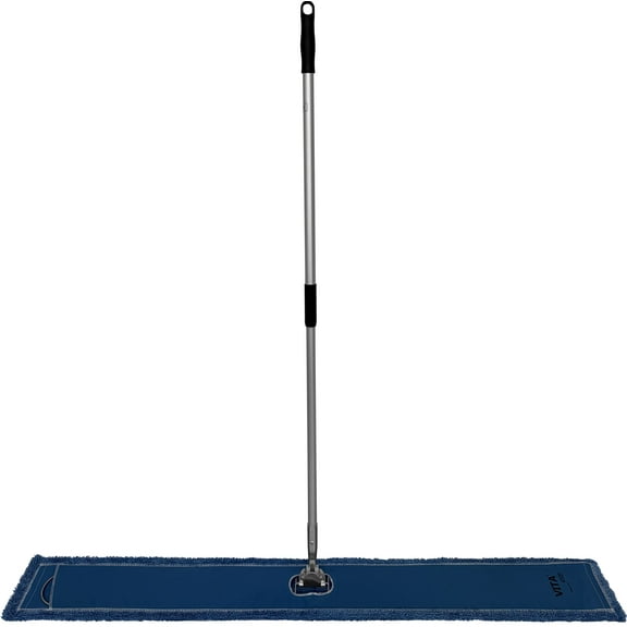 Blue Monster - 72" Twisted-Loop Microfiber Dust Mop Kit: Superior Cleaning for Large Spaces