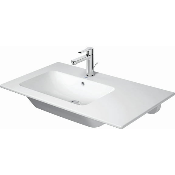 Duravit 234583-1Hole Me By Starck 19" Ceramic Vanity Top - White
