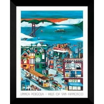 Linnea Pergola FRAMED 24x30 "Hills Of San Francisco"