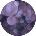 thumbnail image 1 of Ahgly Company Indoor Round Patterned Medium Purple Area Rugs, 3' Round, 1 of 6