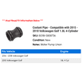 thumbnail image 2 of Coolant Line - Compatible with 2015 - 2018 Volkswagen Golf 1.8L 4-Cylinder 2016 2017, 2 of 2