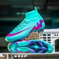 thumbnail image 4 of Botas de fútbol antideslizantes para hombre, calzado ultraligero para deportes al aire libre, entrenamiento de partido, tacos deportivos de hierba, Unisex, novedad, 4 of 5