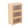 thumbnail image 2 of Mini-House Small Cabinet Handmade Micro-Landscape 3-Tier-Shelf Wardrobe Model Scene Furniture Decors Home Kitchen Living-Room, 2 of 6