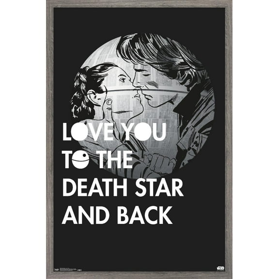 Star Wars: Saga - Love You Wall Poster, 22.375" x 34", Framed