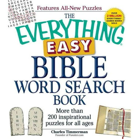 The Everything Easy Bible Word Search Book More Than 200 Inspirational Puzzles For All Ages