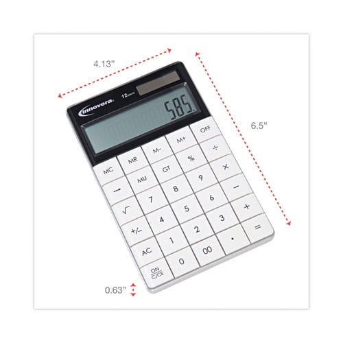 15973 Large Button Calculator, 12-Digit LCD | Bundle of 10 Each