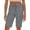 #04 Gray 【Mix & Match: Stock Up on Your Favorite Colors】, variant on Women's Mid Waist Casual Shorts with Pockets, Tummy Control Stretchy Pull On Shorts, Soft Comfortable Summer Bottoms for Everyday Wear & Travel, Elastic Waist Dress | TruBelle,Army Green L