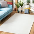 thumbnail image 2 of SAFAVIEH Marbella Jolyon Solid Area Rug, Silver/Ivory, 6' x 6' Square, 2 of 8