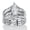 Sterling Silver, variant on 3.57 Cttw. Cubic Zirconia 2 Piece Bridal Ring Set in .925 Sterling Silver