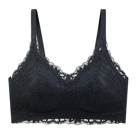 Xiaoxatg Women s Non Underwire Body Sculpting Lace Sexy Upper Support Sag Summer Slim Bra Sports Bra Bandeau