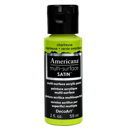UPC: 0766218065339 | DecoArt Americana Multi-Surface Acrylic Color 2 oz. Chartreuse