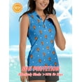 thumbnail image 6 of Hot Dog Sleeveless Golf Shirts For Women Moisture Wicking Sports V-Neck Polo Lightweight Quick Dry Womens Tank Tops 3XL, 6 of 9