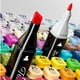 thumbnail image 3 of Juego de rotuladores de doble cabezal, resaltador de dibujo, estética profesional, Manga, suministros de arte escolar, papelería, 24-100 colores, 3 of 4
