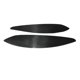 thumbnail image 3 of Embellecedores para faros delanteros de coche, cejas, párpados, molduras de fibra de carbono para Opel H 2004-20, patrón de fibra de carbono, 3 of 5