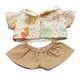 thumbnail image 2 of Conjunto de ropa para muñecas perfke con accesorios adorables color caqui, 2 of 9