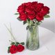 thumbnail image 5 of 10pcs Real Touch Rose Flowers Flannel Flower For Wedding Home Decor, 5 of 5