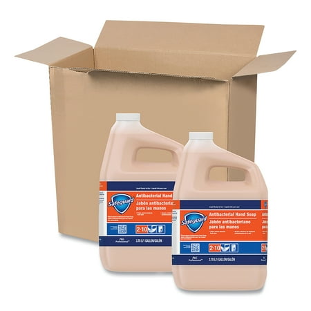 Safeguard Professional Antibacterial Liquid Hand Soap, Light Scent, 1 gal Bottle, 2/Carton