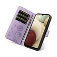 thumbnail image 2 of Flip Phone Case for Samsung Galaxy A12, Card Holder and Kickstand, Shockproof and Scratch Resistant, Purple, 2 of 15