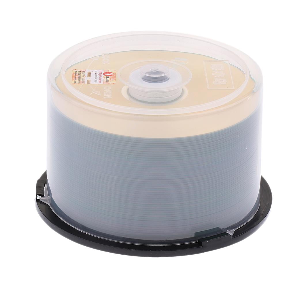 LeeQinersw 50Pcs 52X CD-R Blank Spindle Recordable Discs CDs 700M/80MIN For Audio Video New