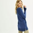 thumbnail image 2 of Women's Nine West Essential Cardigan Color: Mineral Black Size: XX LARGE, 2 of 4