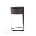 thumbnail image 3 of Manhattan Comfort Cosmopolitan 37.8 in. Pebble and Black Metal Barstool, 3 of 3