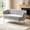 Light Gray, variant on Shaiaield 59" Gray Small Loveseat with Golden Legs and Channel‑Tufted Backrest,Modern Chenille Loveseat Sofa,Boucle Loveseat Couch for Living Room