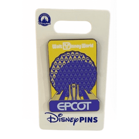 Disney Parks Walt Disney World Epcot Park Icon Pin New With Card