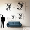 thumbnail image 3 of Violaura Fairy Metal Wall Art - Easy to Install Hanging Perfect for Home, Living Room Decor (48.0" x 38.4"), 3 of 8