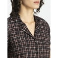 thumbnail image 5 of Moomaya Womens Printed Crop Shirt, Short Sleeves, Buttoned Shot Top, 5 of 9