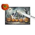 thumbnail image 2 of Saint Bernard Spooky Halloween Glass Cutting Board Large 12 in x 15 in, 2 of 5