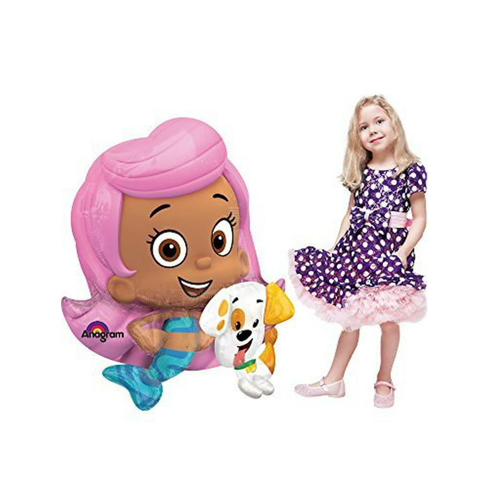 Bubble Guppies AirWalker Balloon 39 Inches Mylar Bubble Guppies