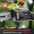 thumbnail image 4 of 20V Cordless Pole Saw with 8-Inch Bar - Auto Oiling Electric Tree Trimmer for Pruning, 4 of 6