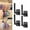 Black, variant on 4pc Hat Rack for Wall - Organizer for Baseball Caps Hat Hooks - No Drilling Hangers for Closet Cowboy Hat Holder Display