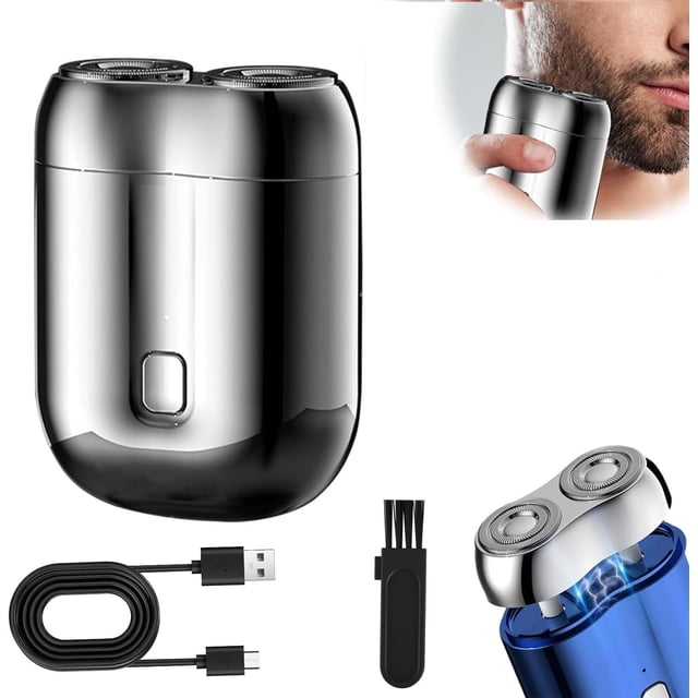 Gradientiscolor Electric Shaver, Upgrade Pocket Shaver, Mini USB-C Electric Razor, Gradientis Color Mini Electric Shavers for Men, Rechargeable Waterproof Compact Electric for Home, Car, Travel