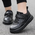thumbnail image 6 of Willtoo Unisex-Child Faux Leather Lightweight Breathable Knit Athletic Running Sneakers for Kids Shoes for Boys Girls, 6 of 6