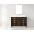 thumbnail image 6 of Design Element Winston 48" Solid Birch Hardwood Single Vanity in Walnut, 6 of 16