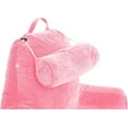 Husband Pillow Medium Pink, Backrest for Kids, Teens, Petite Adults