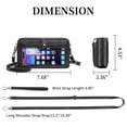thumbnail image 3 of FALAN MULE Phone Purse Crossbody Bags for Women Small Travel Wallet Touch Screen RFID Blocking, 3 of 6