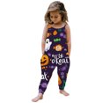 thumbnail image 3 of Shadoumai Halloween Romper Suspender Romper For Kids Boys And Girls Ages 1–6, Loose Harem Style Festive Daily Wear Clothes Romper, 3 of 6