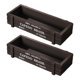thumbnail image 1 of Macetero de madera multifuncional rectangular, contenedor de plantas para decoración del hogar, caja de madera para decoración de interiores de estilo Negro, 1 of 8