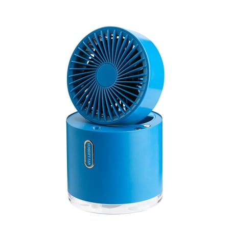 

BKFYDLS Small Home Appliances Portable Air Conditioner Fan Mini Quiet USB Desk Fan，Evaporative Air Cooler With 3 Speeds Strong Wind With LED Light on Clearance