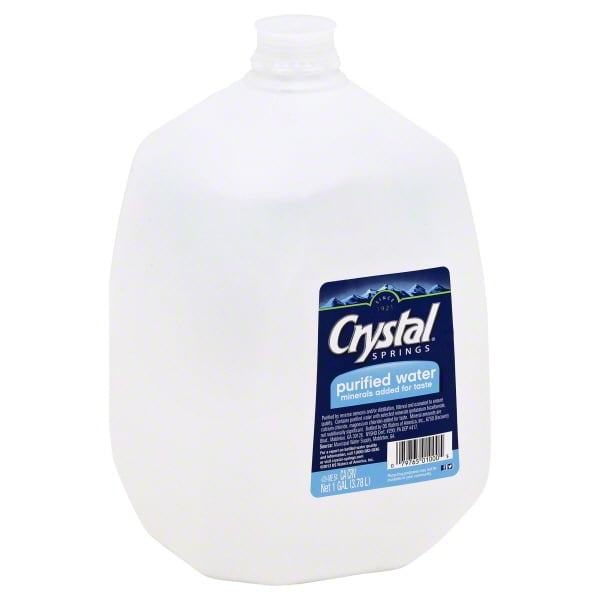 Crystal Springs Purified Water, 1 Gallon