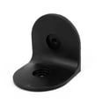 thumbnail image 1 of Furniture Plastic Round End Right Angle Bracket Fastener 50mm x 50mm, 1 of 2