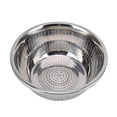 thumbnail image 2 of Stainless Steel Colander, Multifunction Kitchen Strainer With Drain Holes Durable Vegetable Washing Basket For Kitchen Household, 2 of 8
