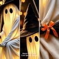 thumbnail image 3 of Taotanxi Hanging Ghost Decor(5Ft),Early Halloween Decorations Light-Up Flying Ghost on Broomstick with Witch Hat, Witch Broom, Spooky Cute Outdoor Halloween Decorations for Front Porch Yard Tree, 3 of 8