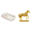 thumbnail image 1 of Bandeja de almacenamiento,Bandeja rectangular para servir,bandeja para postres y frutas de cocina,Estatuas de caballos,Estatuas de caballos Figura de caballo Figura de caballo,Escultura de, 1 of 7