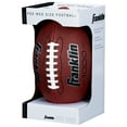 thumbnail image 6 of Franklin Sports PeeWee Footballs - Extra Grip 1000 - Brown/White - 1 Inflated Ball, 6 of 6