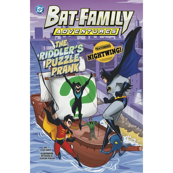 Bat-Family Adventures The Riddler's Puzzle Prank: Featuring Nightwing!, (Paperback)