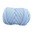 thumbnail image 4 of Hilo grueso, hilo grueso voluminoso, nudo trenzado suave tejido a mano, hilo tubular gigante, Cielo azul, 4 of 9